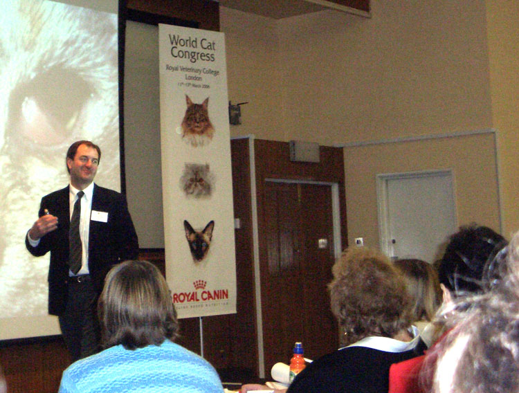 Dr David Maggs speaking on Feline Herpes Virus
