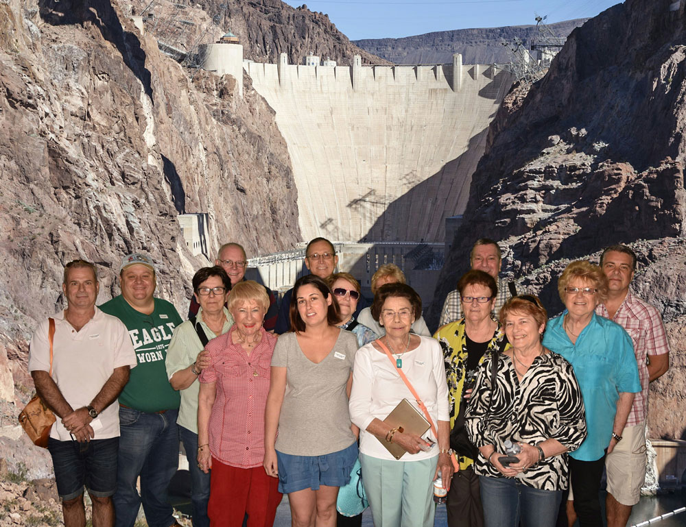 WCC delegates at Hoover Dam